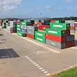 Conaineryard at the BLG site in South Africa (Foto)